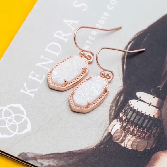 Kendra Scott • Iridescent Drusy Lee Earrings - Picture 5 of 6